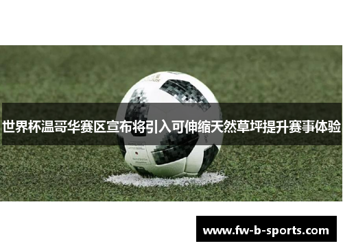 世界杯温哥华赛区宣布将引入可伸缩天然草坪提升赛事体验 世界杯温哥华赛区宣布将引入可伸缩天然草坪提升赛事体验
